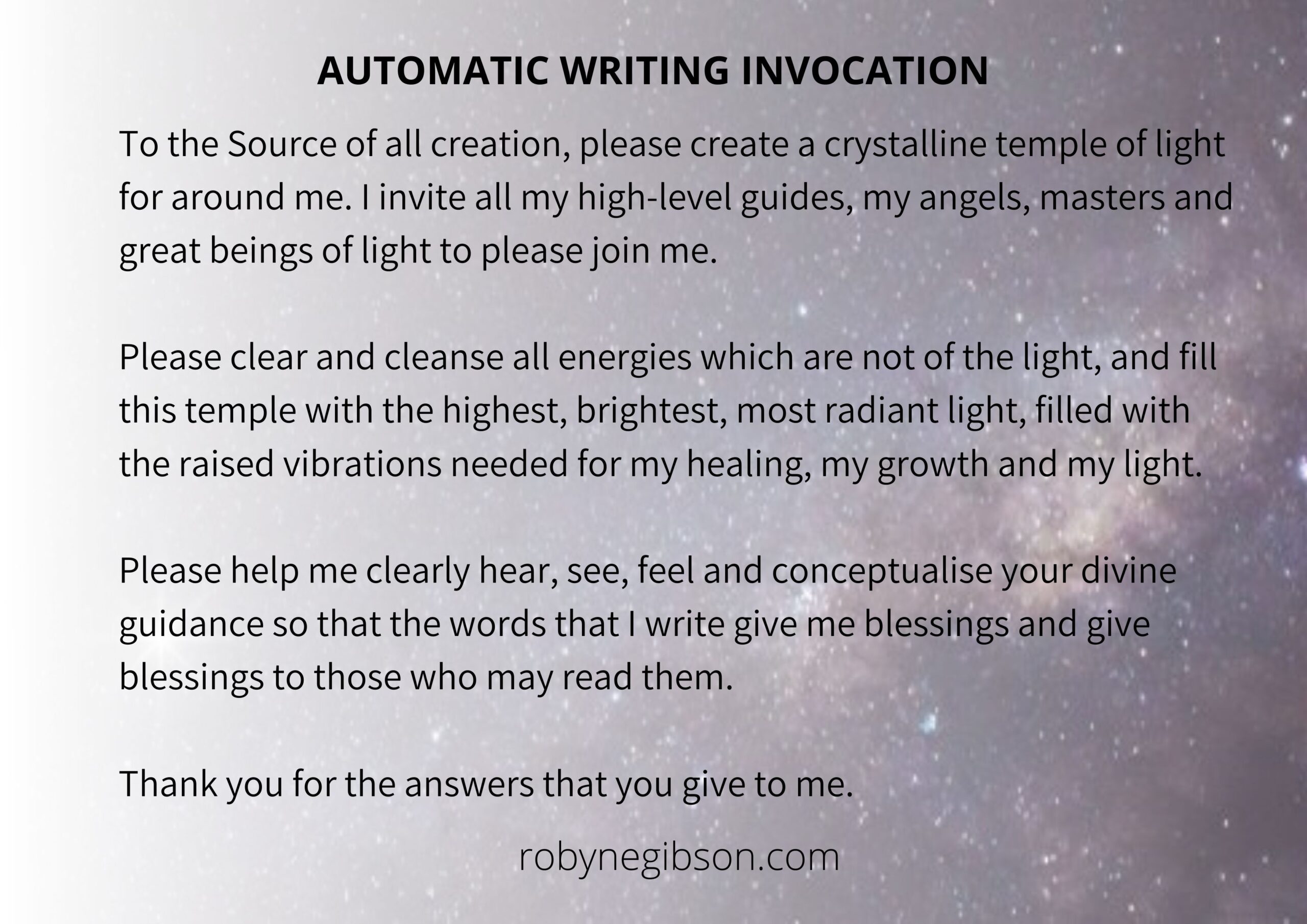 Invocation before Automatic Writing
